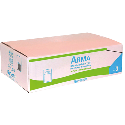 30*45 Cm El Geçme Arma Mini Baskılı Blok Karışık No:3 30*100 Ad Kl 3000 Adet