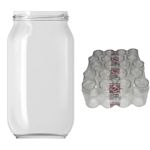 1000 Ml Cam Kavanoz Silindir (Şşc 103599) Orj Pk 20 Adet