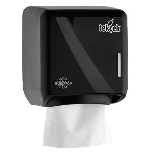 Rulopak Tekçek Mini Tuvalet Kağıdı Dispenseri (Siyah) (303517) Adet
