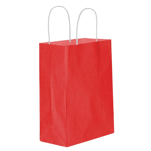 25*12*31 Cm Roll-Up Party Dreams Kraft Çanta Kırmızı 25 Li (Tm-Kgt-0355) Kl 250 Adet