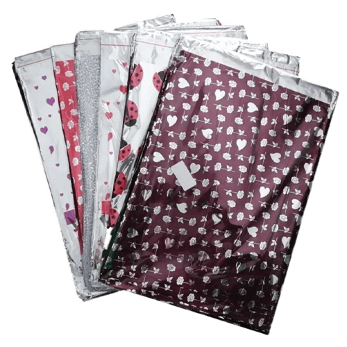 25*35 Bantlı Baskılı Metalize Poşet 25*35 Pk 100 Ad