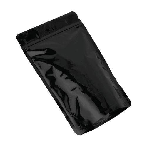 20*30 Cm Parlak Siyah Alüminyum Doypack (376) Kl 1000 Adet