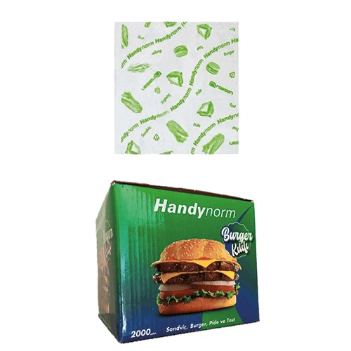 12,5*12,5 Handy Norm Burger Poşeti 6*2000 Ad Kl 12000 Adet