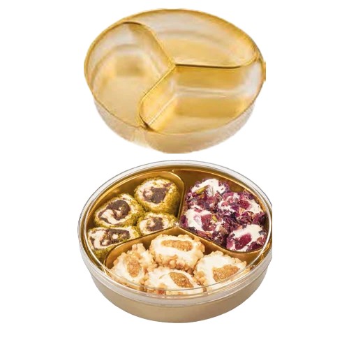 3 Bölmeli Seperatör (500 Cc Harmony Kutu May434-S-3 Gold) Koli 200 Adet