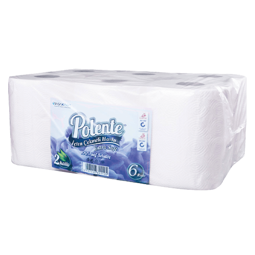 4 Kg Polente İçten Çekmeli Havlu 6*65 Mt (497) Pk 6 Rulo