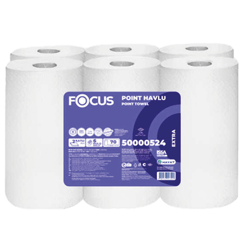 Focus Extra Poınt İçten Çekmeli Havlu 6*70 Mt (524) Pk 6 Rulo