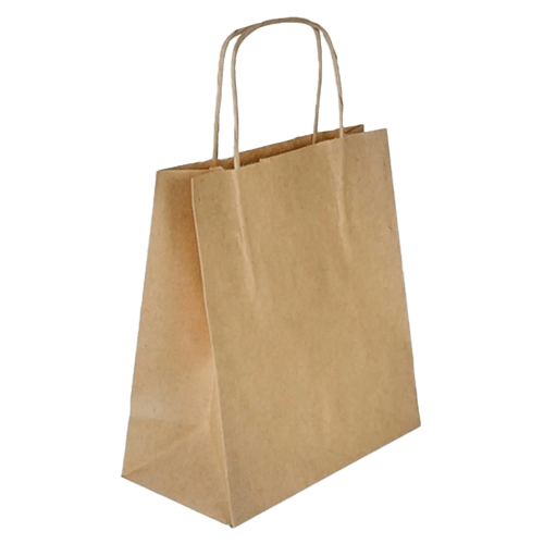 19*8*23,5 Kraft Çanta 80 Gsm Kraft Renk (Burgu Sap) Baskısız Kl 200 Adet