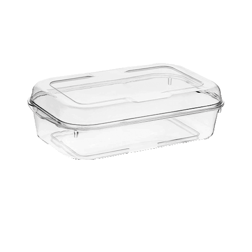 1000 Gr Kapaklı Kristal Kutu 125*207*80 (May390) Pk 6 Adet