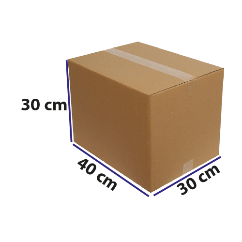 30*40*30 Kraft Karton Dopel Koli Baskısız Pk 15 Adet