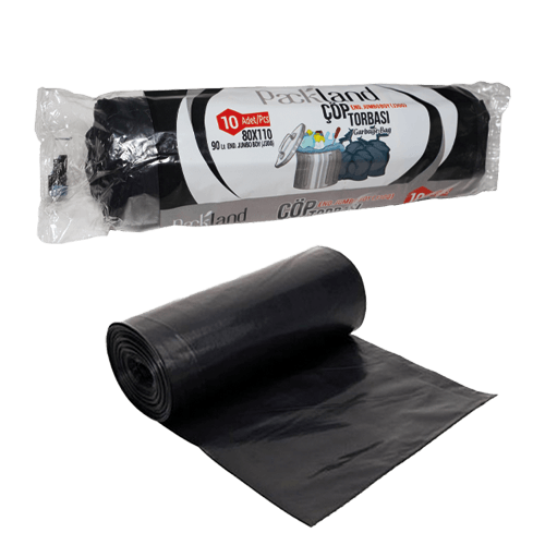 80*110 Jumbo Çöp Torbası J 300 Gr Siyah Paket