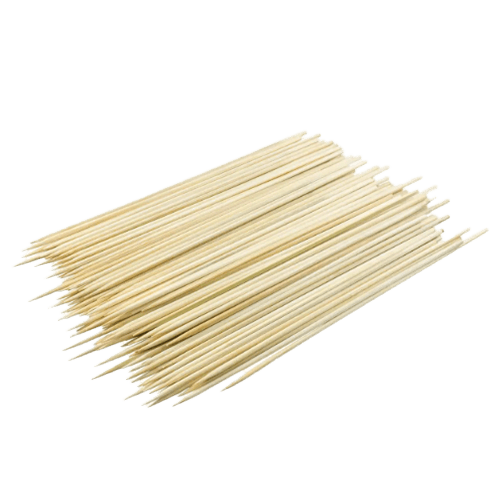 20 Cm 2,5 Mm Bambu Çöp Şiş Çubuğu 100 Adet (Arı)