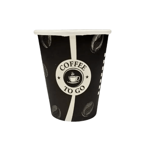 8 Oz Karton Bardak(Siyah Cafe To Go) 80*25 Ad Akka Kl 2000 Adet