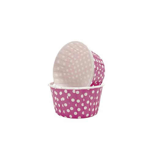 Muffin Kek Kapsülü Pembe Puantiye 30*50 Ad Kl 1500 Adet