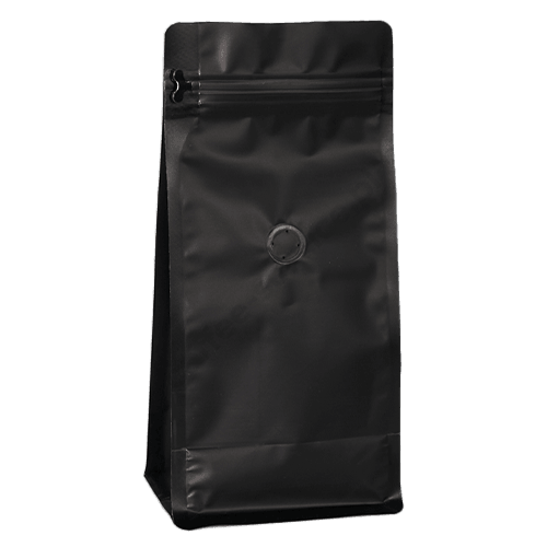 11,5*20*8 Mat Kahve Metalize Flat Bottom + Valf Doypack