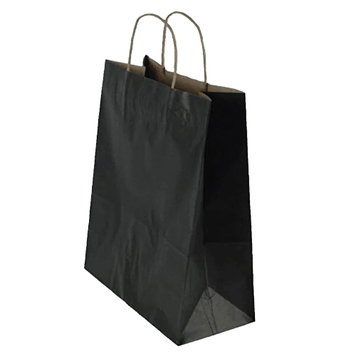 25*12*31 Cm Roll-Up Party Dreams Kraft Çanta Siyah (Tm-Kgt-0357) Pk 25 Adet