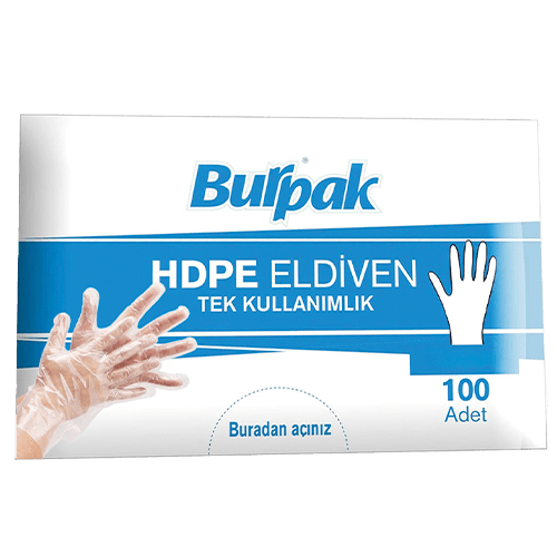 Pet Şeffaf Eldiven 100*100 Pk Burpak Kl 100 Paket