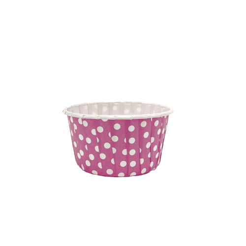 Muffin Kek Kapsülü Pembe Puantiye Xl 30*50 Ad Kl 1500 Adet