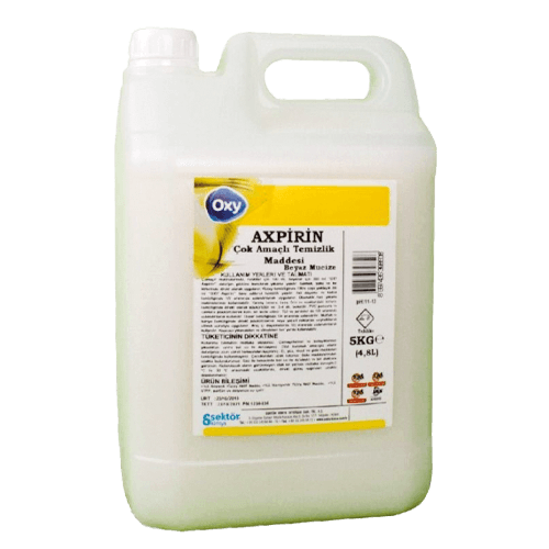 5 Kg Oxy Axpirin Çok Amaçlı Temizlik Maddesi Beyaz Mucize (Zt-007 5) Kl 4 Adet