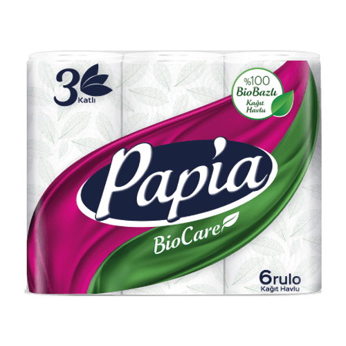 Papia Havlu Üç Katlı 4*6 Ad Kl 24 Rulo