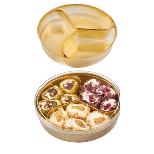 3 Bölmeli Seperatör (500 Cc Harmony Kutu May434-S-3 Gold) Pk 12 Adet