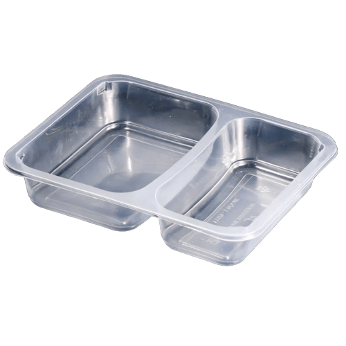 2 Bölmeli Üst Folyo Yap Kap Pp Seffaf 24 Gr (8*50 Ad) Ft 370 H:37 Kl 400 Adet