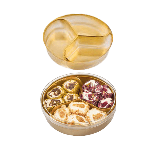 3 Bölmeli Seperatör (250Cc Harmony Yuvarlak Kutu May433 S3-Gold) Pk 12 Adet