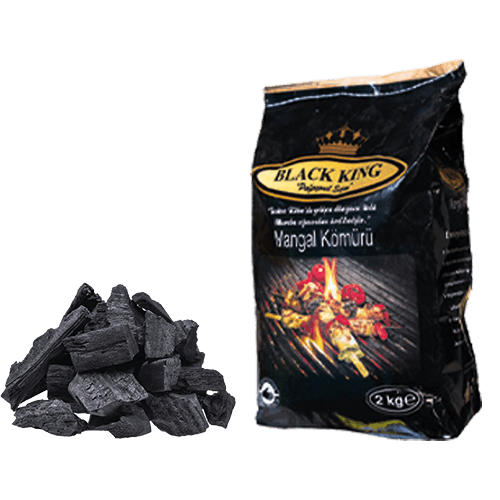 2 Kg Mangal Kömürü Natural Black Kıng Paket