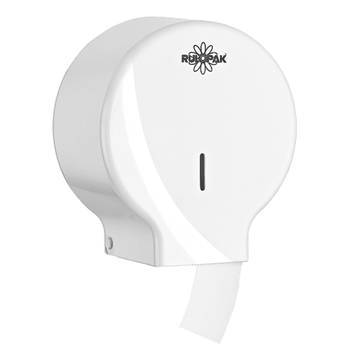 Rulopak Modern Mini Cimri Tuvalet Kağıdı Dispenseri (T. Beyaz) (303662)