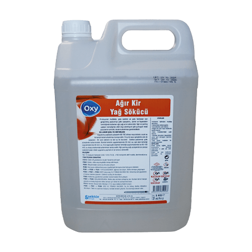 5 Kg Oxy Ağır Kir Yağ Sökücü (Mt-008 5) Kl 4 Adet
