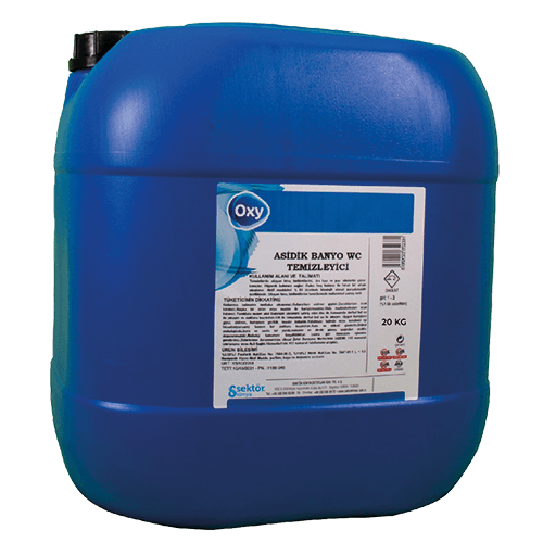20 Kg Oxy Asidik Banyo Wc Temizleyici Sıvı (Gt-019 20) Adet