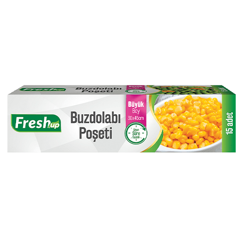 30*45 E-Refresh Buzdolabı Poşeti Büyük Boy (50*15 Ad) Kl 50 Paket