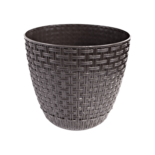3 Lt Saksı Rattan No:3 Kahve (674 Snmz) Adet