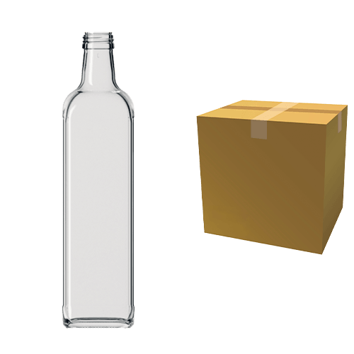 750 Ml Cam Şişe Renksiz Marasca (Şşc 120675) Koli 30 Adet