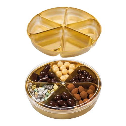6 Bölmeli Seperatör (500 Cc Harmony Kutu May434-S-6 Gold) Koli 200 Adet