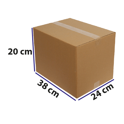 24*38*20 Kraft Karton Dopel Koli Baskısız (Krk) Pk 10 Adet