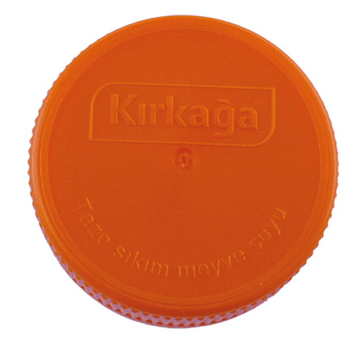 38 Mm Pet Şişe Kapak Turuncu Kırkağa Logolu (Pksn) Kl 3500 Adet