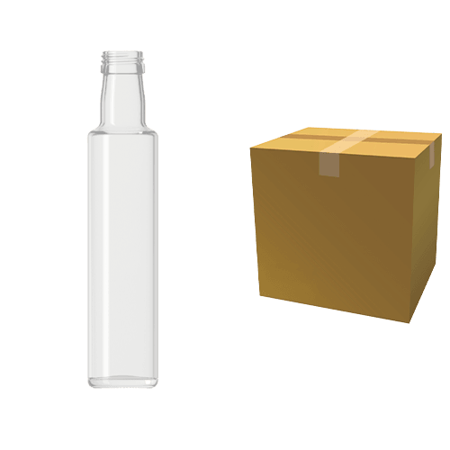250 Ml Cam Şişe Pp31 Renksiz Dorica (Şşc 121125) Koli 63 Adet