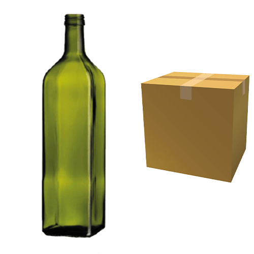 1000 Ml Cam Şise Marasca Uvag Yeşil Kl 30 Adet