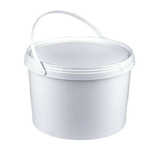 19000 Ml Yuvarlak Beyaz Kova Kulp + Kapak (Trn) Kl 25 Adet
