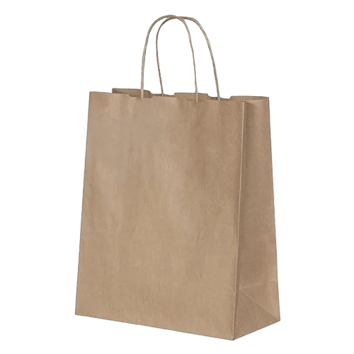 25*12*31 Kraft Çanta 70 Gsm (Olşm)Kraft Renk (Burgu Sap) Kl 250 Adet