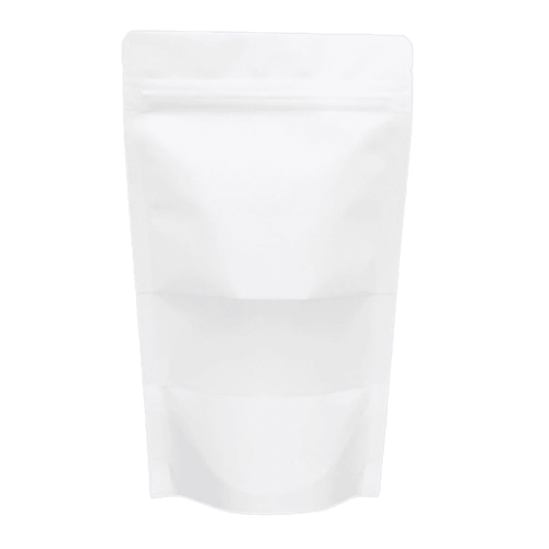 13*22,5 Cm Beyaz Pencereli Kraft Doypack (330) Kl 2000 Adet
