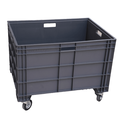 600*800*663 Mm Ax-8650-T Konteyner Tekerlekli Gri Adet
