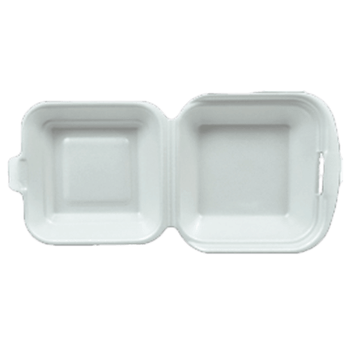 Mod 8B Büyük Hamburger Kabı Kapaklı Köpük Beyaz (Cvs H6) Pk 500 Adet