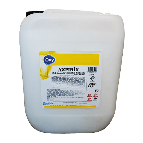 20 Kg Oxy Axpirin Çok Amaçlı Temizlik Maddesi Beyaz Mucize (Zt-007 20) Adet