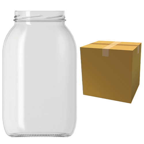 3000 Ml Cam Kavanoz T0100 Renksiz (Şşc 177499) Koli (8 Adet)