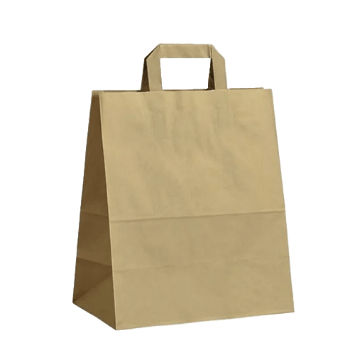 30*18*42 Kraft Çanta 100 Gsm Kraft Renk (Flat Sap) (Baskısız) Kl 300 Adet