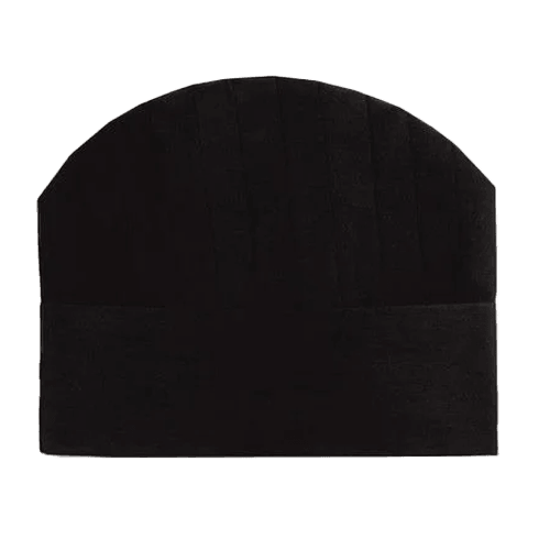 23 Cm Aşçı Kepi Siyah (25*20 Ad)(K024) Kl 500 Adet