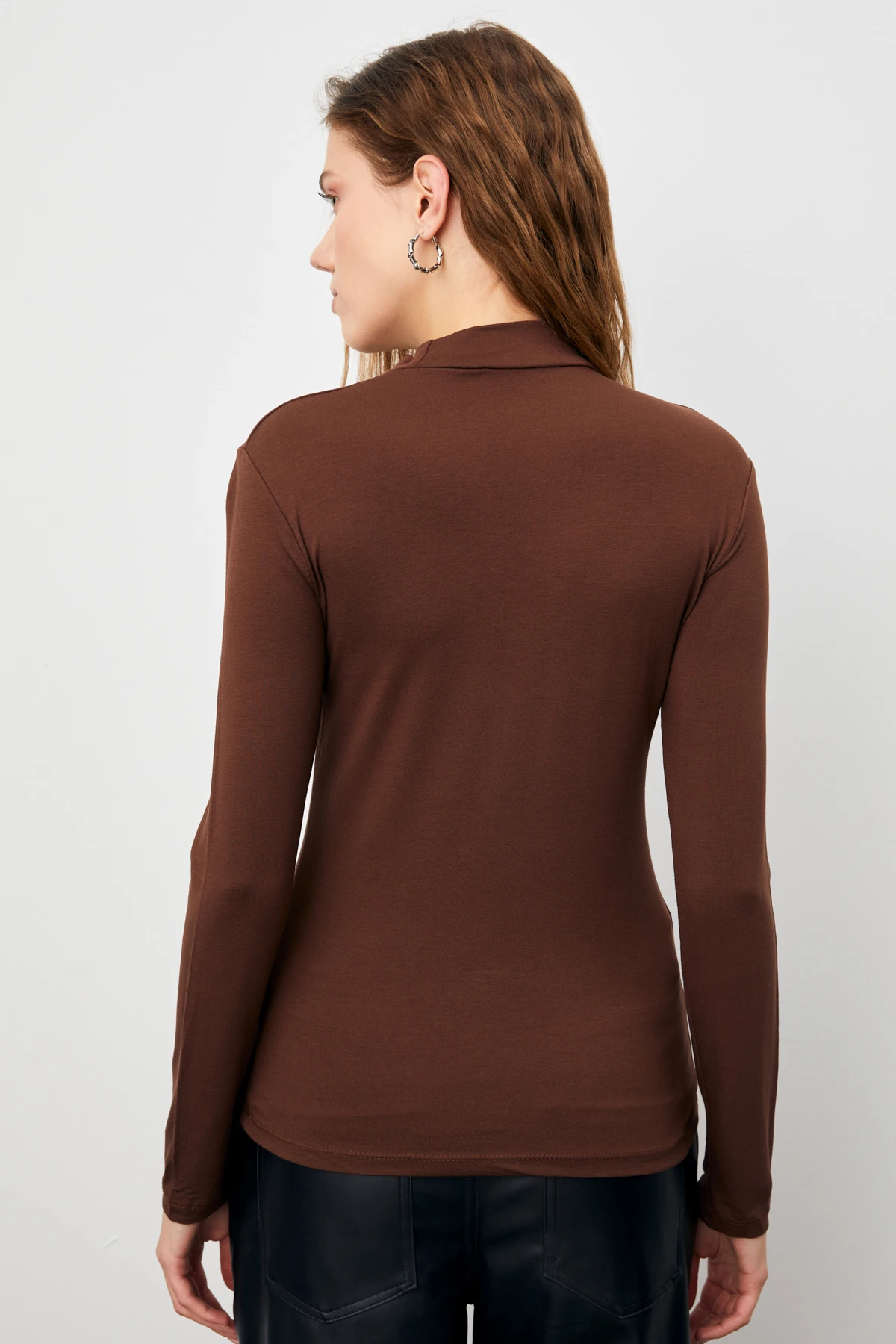 Kadın Krem Acı Kahve 2'li Body