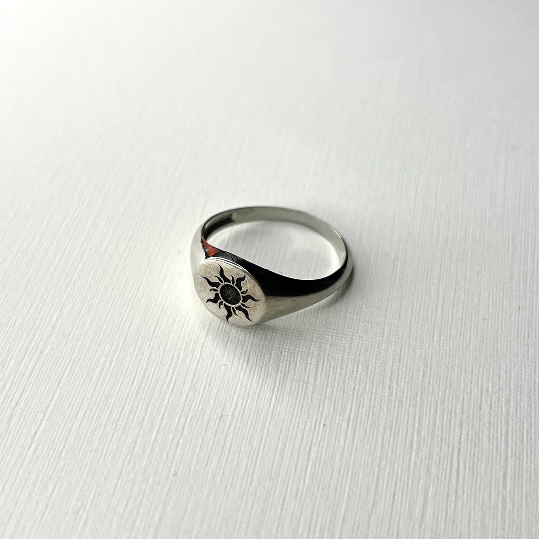 Silver on sale sun ring