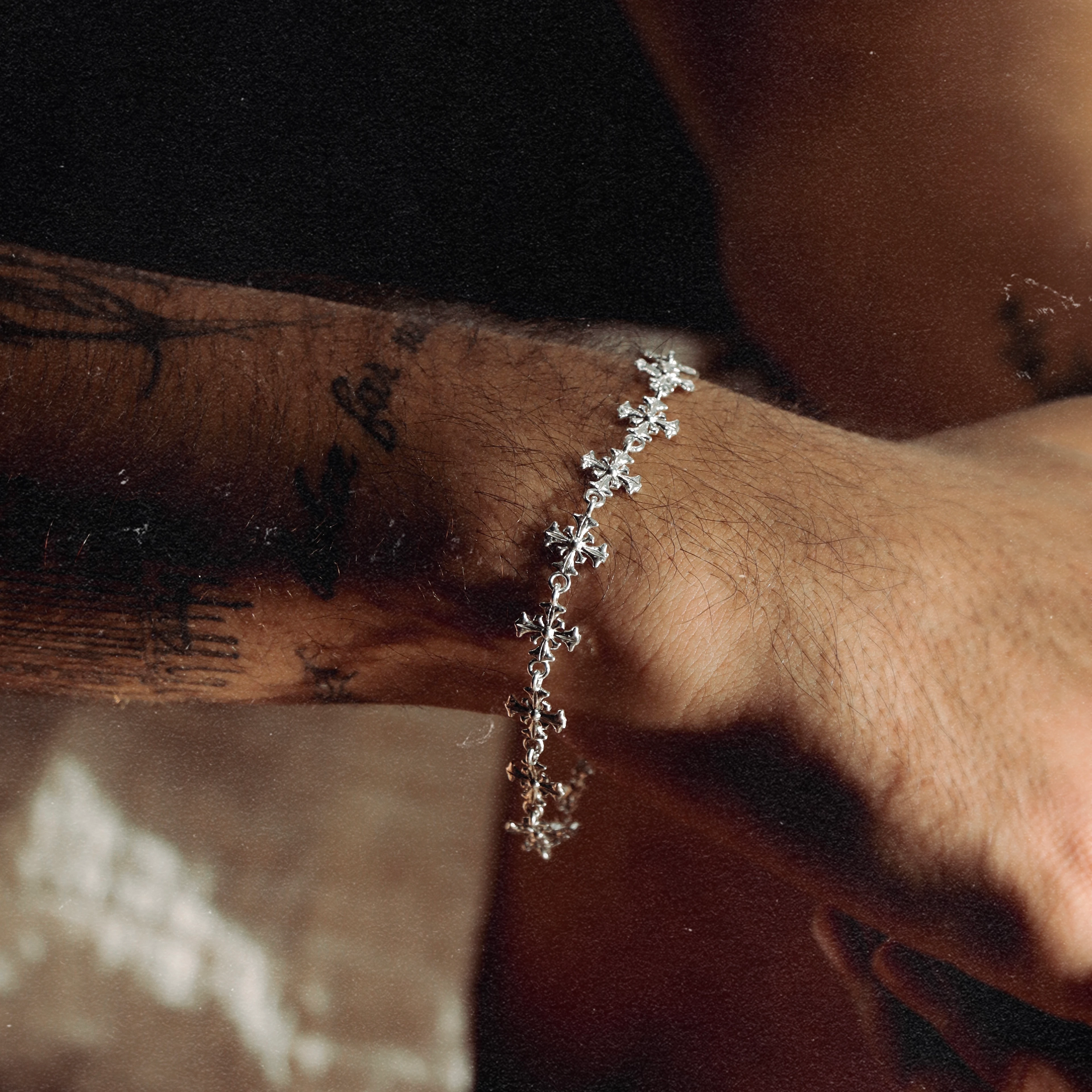 Gotik Zincir Bileklik - Gold